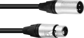 PSSO DMX kabelis XLR 3-pin 20m juodas su Neutrik jungtimis 30227818