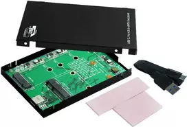 EXSYS EX-3672 USB 3.0 2,5 colio SATA HDD/SSD išorinis korpusas - juodas
