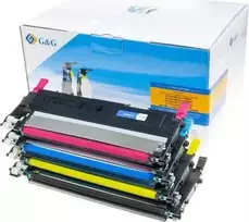 G&G suderinamų tonerio kasečių rinkinys Samsung CLT-P4092C - juoda, žydra, purpurinė, geltona (4 vnt.) 15003