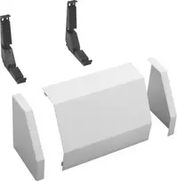 Hager FZ441 multimedijos modulis 300x195x155 mm, šviesiai pilkas