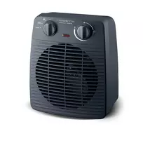 Rowenta SO2211 keraminis ventiliatorinis šildytuvas 2000W su reguliuojamu termostatu, juodas/pilkas