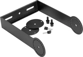 OMNITRONIC pasukamas laikiklis PAS-208/208A MK4 garsiakalbiams, sieninis/lubų tvirtinimas, plieninis, juodas, 15 kg apkrova 11039571