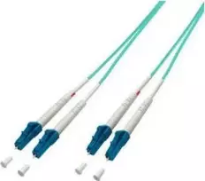 Lightwin LDP-50 LC-LC 15.0 OM3 šviesolaidinis patch laidas, 15 m, mėlynas