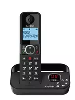 ALCATEL F860 Voice DECT belaidis telefonas, juodas, atsakiklis, nepageidaujamų skambučių blokavimas, ECO režimas ATL1423419