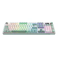Redragon WYVERN K761 Pro viso dydžio RGB belaidė mechaninė žaidimų klaviatūra - balta/žalia