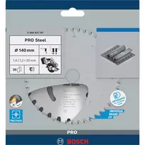 Bosch Expert for Wood diskinis pjūklas 140 x 20 mm, 30 dantų, TCT, ATB, rankiniams pjūklams 2608837747