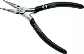 C.K Tools T3772 smailiasnukės replės tiesiais žandais 120 mm, veidrodinio poliravimo, dėžinės jungties, precizinio kirpimo