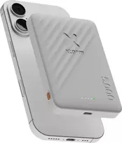 Xtorm Go2 magnetinis belaidis power bank 5000mAh 15W Qi 18W USB-C Ice White XG2WPE057