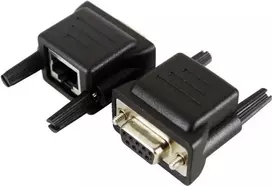 EXSYS EX-47961 RS-232 į RJ-45 konsolės kabelio adapteris, DB9 male į RJ45 male, 1,8m, juodas