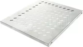 Wirewin SHELF 600 1U reguliuojama stovo lentyna, 19 colių, 25 kg apkrova, juoda