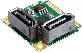 EXSYS Mini PCIe SATA III valdiklis, 2 prievadų, 6Gbps, ASM1061, Full-Height EX-48080-2