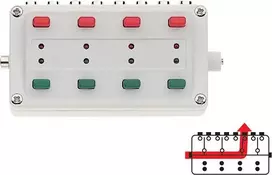 Märklin 72710 skaitmeninis valdymo pultas su grįžtamuoju ryšiu iešmams ir signalams, baltas