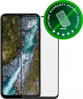 dbramante1928 eco-shield ekrano apsauga, skirta Samsung Galaxy A25 5G, juodu kraštu
