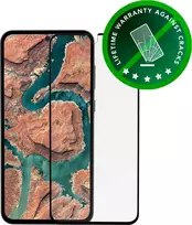 dbramante1928 eco-shield ekrano apsauga, skirta Samsung Galaxy A35 5G, juodu kraštu