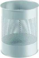DURABLE Metalinė šiukšliadėžė 15L Apvali Perforuota Juoda 331010
