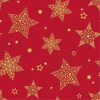 Papstar 88169 raudonos popierinės servetėlės, 2 sluoksnių, 33 x 33 cm, 100 vnt., FSC sertifikuotos, vienkartinės