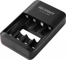 Voltcraft VC-BC-4100 apvalių elementų įkroviklis NiMH NiZn Li-Ion AA AAA USB-C 4 lizdai