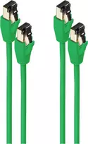 SHIVERPEAKS BS08-41043-2 Cat8.1 F/FTP tinklo kabelis, RJ45 male to RJ45 male, 3 m, žalias