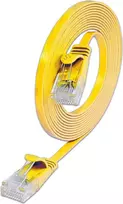 Wirewin SLIM U6 5 GE – Cat.6 plonas tinklo kabelis, U/UTP, 5,0 m, geltonas PKW-SLIM-KAT6 5.0 GE