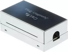 ACT SD6520 Cat6a sidabrinė tinklo sieninė rozetė, 2 prievadai RJ45, pilnai ekranuota, įleidžiamo montavimo, paruošta 10G