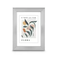 Hama Flora plastikinis nuotraukų rėmelis, sidabrinis, 30 x 40 cm 00193312