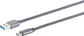 SHIVERPEAKS S/CONN maximum connectivity USB A-C kabelis - USB-A adapterio kabelis, USB-C, 3.2 Gen 2, Pro, 1,5 m (13-38150)