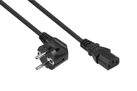 KABELMEISTER SK1430-S050 šaltosios įrangos prailginimo kabelis C14 į C13, 5 m, juodas, 1.00 mm²