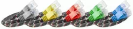 Wirewin SLIM UT6 3 RT - Cat.6 Slim-Tough tinklo kabelis, U/UTP, 3,0 m, raudonas PKW-TOUGH-K6 3.0 RT