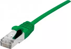 Dexlan Cat. 6A S/FTP (PiMF) itin plonas belogenis tinklo kabelis su fiksatoriaus apsauga, žalias, 10,0 m 858720