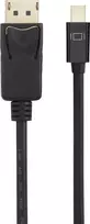 Renkforce Mini DisplayPort į DisplayPort kabelis 1,5 m juodas, auksuoti kontaktai RF-4538174