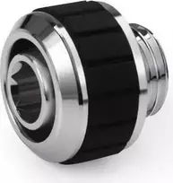 Alphacool Apex Grip suspaudžiamoji jungtis 13/10mm G1/4 chromuota - jungtis minkštam vamzdžiui 14880