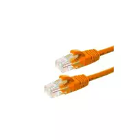 DSIT CAT5e U/UTP tinklo patch laidas, 10 m, oranžinis, 100% varis, RJ45, Gigabit Ethernet