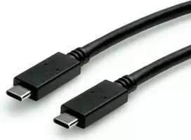 SECOMP STANDARD USB 3.2 Gen 2 laidas, E-Mark, USB-C į USB-C, tiesus, 10Gbit/s, 100W, juodas, 1 m (S3521)