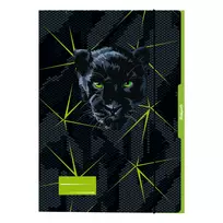 Pelikan Panther piešimo aplankas DIN A3, tvirtas kartonas, UV blizgus, juodas su panteros grafika, 1 vnt. 300004010
