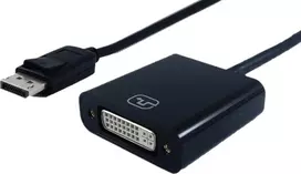 SECOMP STANDARD DisplayPort (vyriškas) į DVI-D Single Link (moteriškas) adapterio kabelis, 15cm, juodas (11.55.3202)