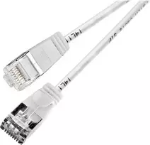 Wirewin SLIM SL6 1.5 WS Cat.6 U/FTP plonas tinklo kabelis, 1,5 m, baltas PKW-LIGHT-STP-K6 1.5 WS