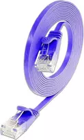 Wirewin Triotronik Cat 6 2m U/UTP RJ45 tinklo kabelis, plonas, varinis, baltas PKW-SLIM-KAT6 2.0 VT
