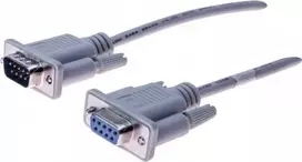 Exertis Connect 580241 serijinis kabelis, pilkas, 5 m, D-Sub DB-9