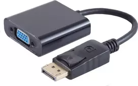SHIVERPEAKS DisplayPort 1.1 į VGA adapterio kabelis, 15cm, juodas 14-05009