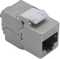 ROLINE Cat.6A STP Keystone Jack, GHMT sertifikuotas, montuojamas be įrankių 180° kampu, cinko lydinio ekranuotas modulis 21.17.0328
