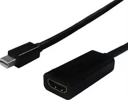 SECOMP STANDARD Mini DisplayPort į HDMI adapteris, Mini DP vyriškas į HDMI moterišką, baltas, 1080p, pasyvus S3207