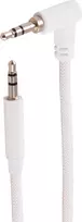 shiverpeaks BS14-07046 3,5 mm TRS audio kabelis, stačiu kampu į tiesų, baltas, 3 m