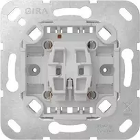 GIRA 381600 keitimo jungiklio įdėklas, 1-polio, 10 A, 250 V AC, įleidžiamas, be nagų, skirta System 55