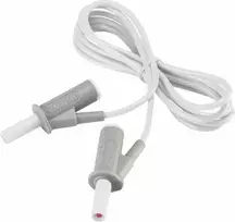 VOLTCRAFT MSB-501 itin lankstus saugos matavimo laidas [4 mm lamelinis kištukas - 4 mm lamelinis kištukas] 1,5 m baltas, 10 A (VC-8063555)