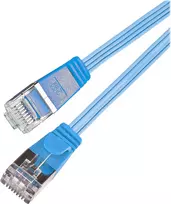 Wirewin Triotronik Cat6 U/FTP plonas Ethernet tinklo kabelis 1m mėlynas PKW-STP-SLIM-KAT6 1.0 BL