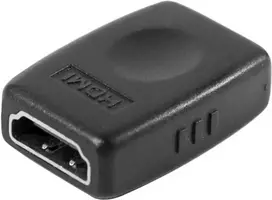 EXERTIS CONNECT HDMI adapteris moteriškas-moteriškas, pasyvus sujungėjas, 4K 60Hz, auksuoti kontaktai, juodas (EXC128289)