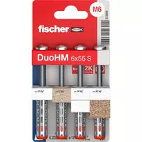Fischer DuoHM 6x55 S PH TX tuščiavidurių sienų inkaras 55 mm, 4 vnt. 572916