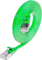 Wirewin Triotronik 0,15 m Cat6 U/FTP plonas Ethernet tinklo kabelis, RJ-45 male to male, žalias PKW-STP-SLIM-KAT6 0.15 GN