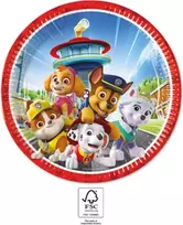 Procos Paw Patrol popierinės lėkštės, 8 vnt., 23 cm, įvairiaspalvės 95597