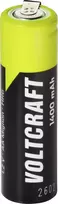 VOLTCRAFT AA akumuliatorius NiMH 1,2 V 1400 mAh su litavimo kontakteliu, didelės srovės, paruoštas naudoti VC-17666035